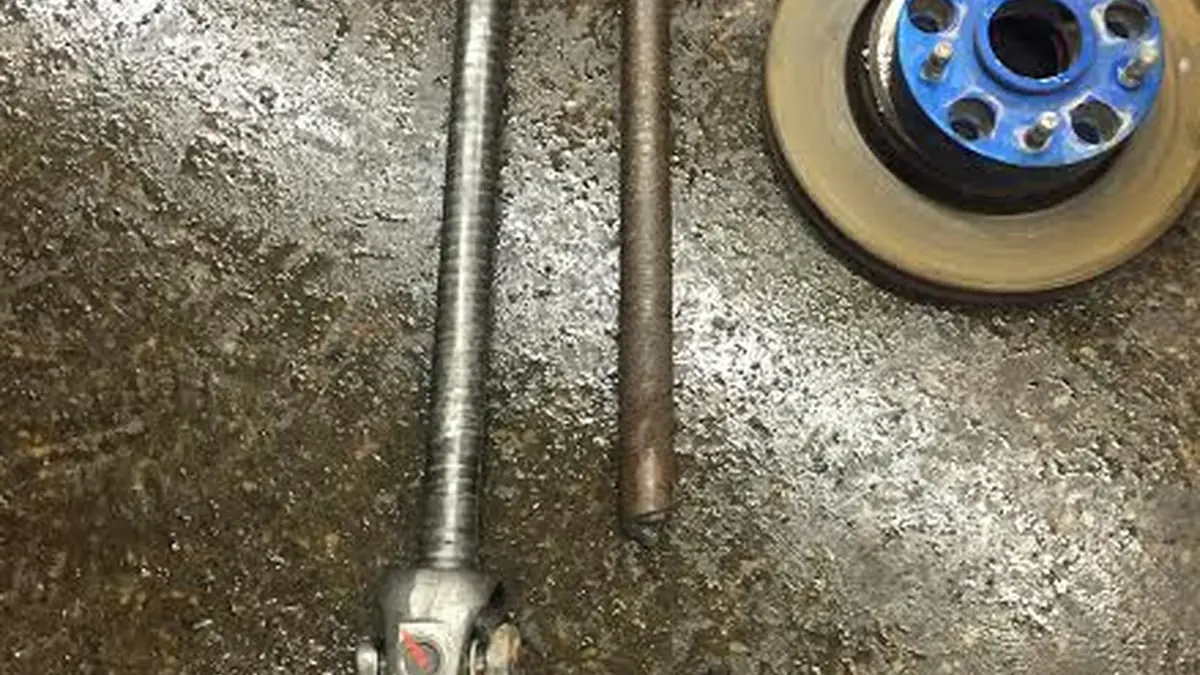 Jeep Wrangler axle repair at our West Springfield shop