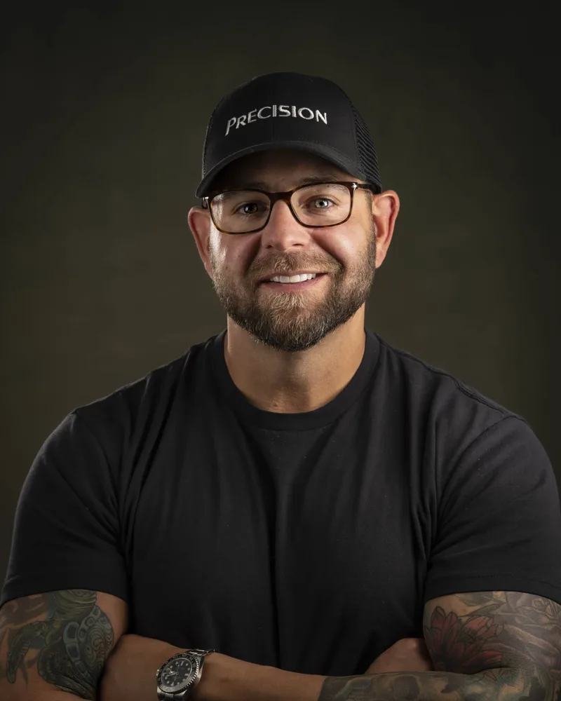 James Stephenson, owner of Precision Auto Repair, guaranteeing every repair