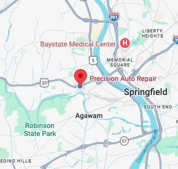Map of West Springfield